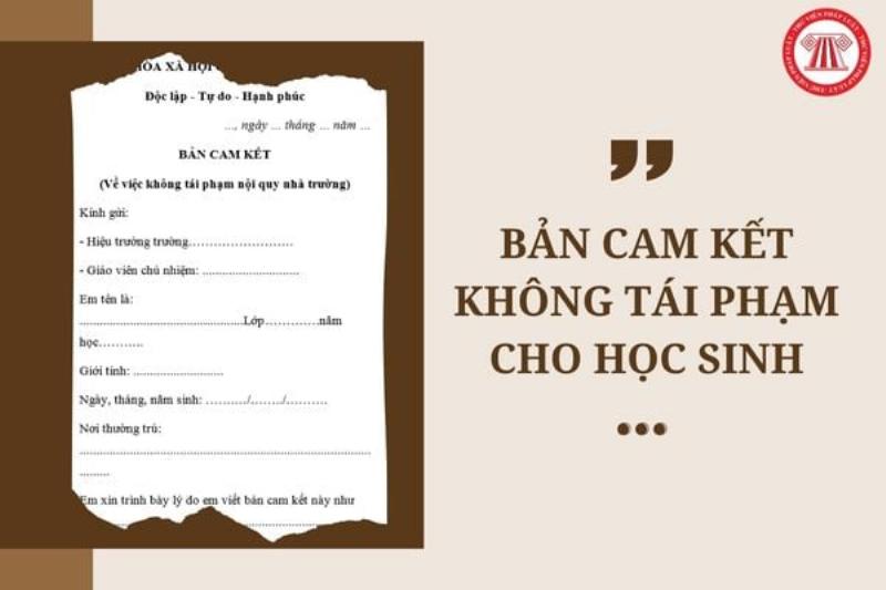 Bản Cam Kết Không Tái Phạm: Định Nghĩa và Vai Trò