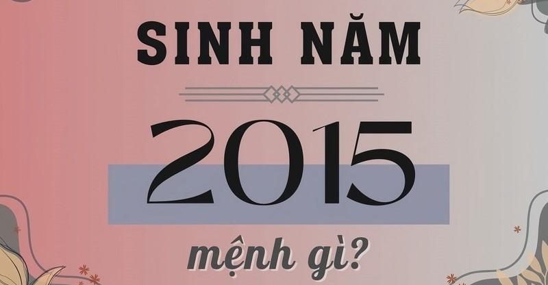 Bố mẹ mệnh Thổ hợp con 2015