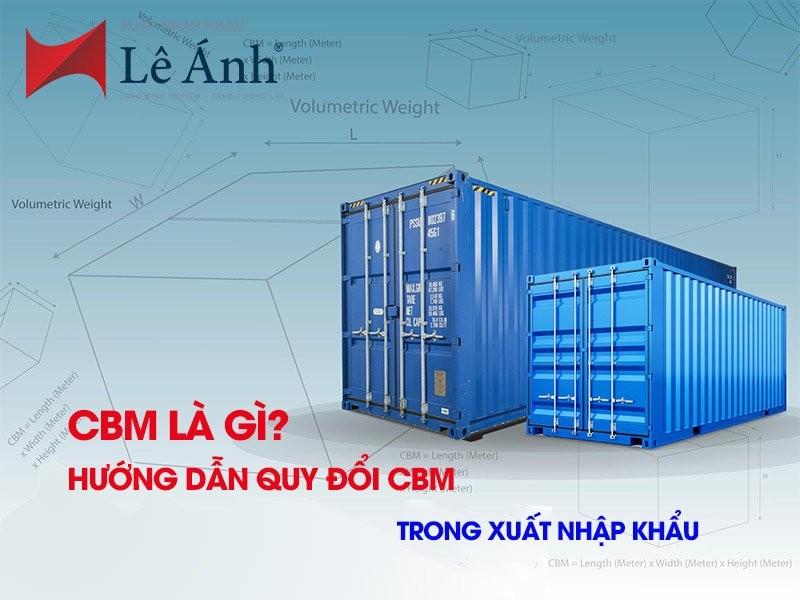 CBM và trọng lượng