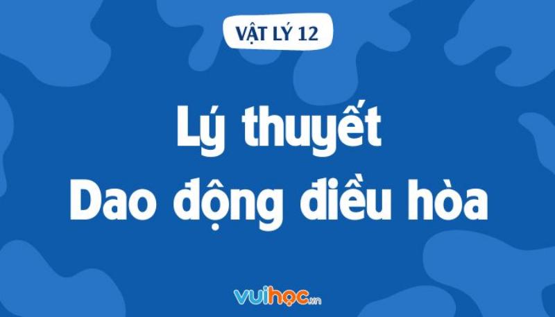 Sơ đồ minh họa mối liên hệ giữa tần số, tần số góc và chu kỳ trong dao động điều hòa hoặc chuyển động tròn.