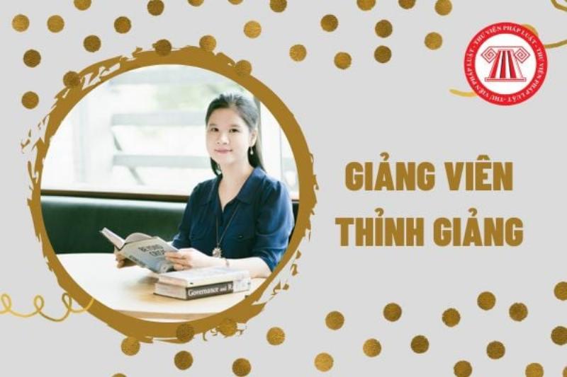 Giảng viên thỉnh giảng làm việc