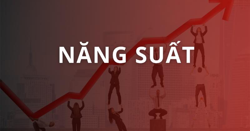 Hình ảnh minh họa khái niệm năng suất lao động, thể hiện mối quan hệ giữa đầu vào (lao động, thời gian) và đầu ra (sản phẩm, dịch vụ, giá trị) trong quá trình sản xuất kinh doanh.