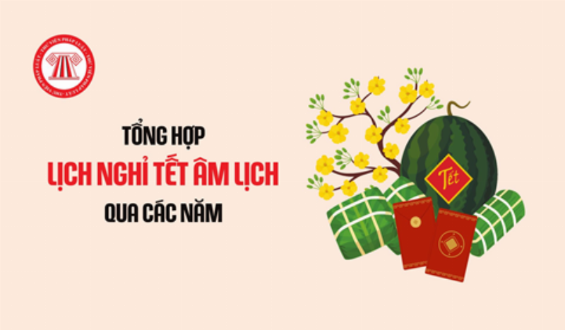 Lịch nghỉ tết qua các năm