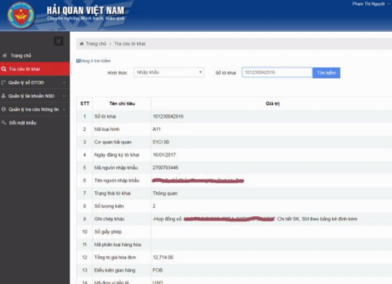 Lợi ích tra cứu tờ khai hải quan