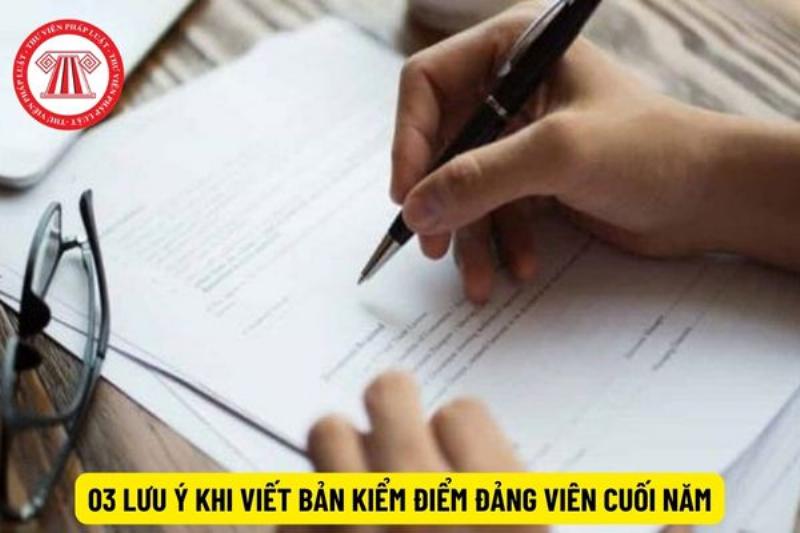 Lưu ý viết bản kiểm điểm