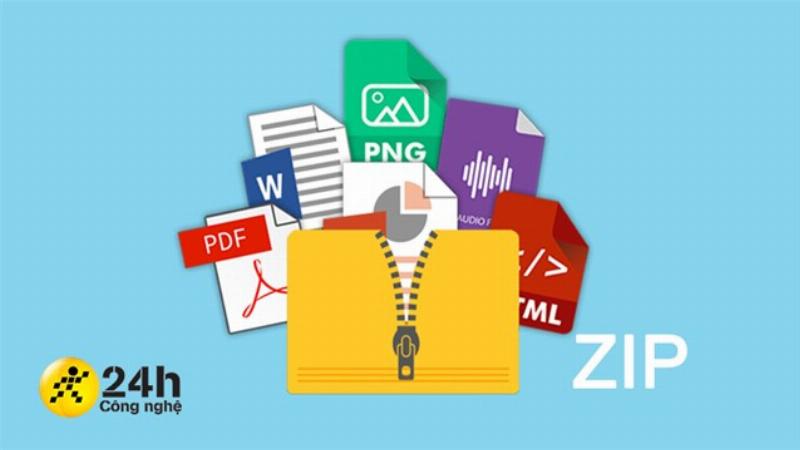 Tiết kiệm dung lượng ổ cứng với nén file zip