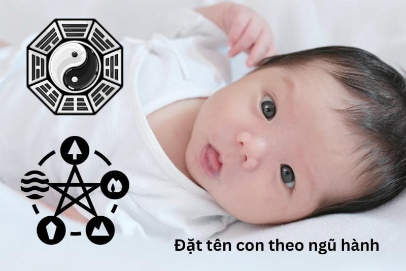 Sơ đồ ngũ hành tương sinh tương khắc giải thích nguyên tắc đặt tên