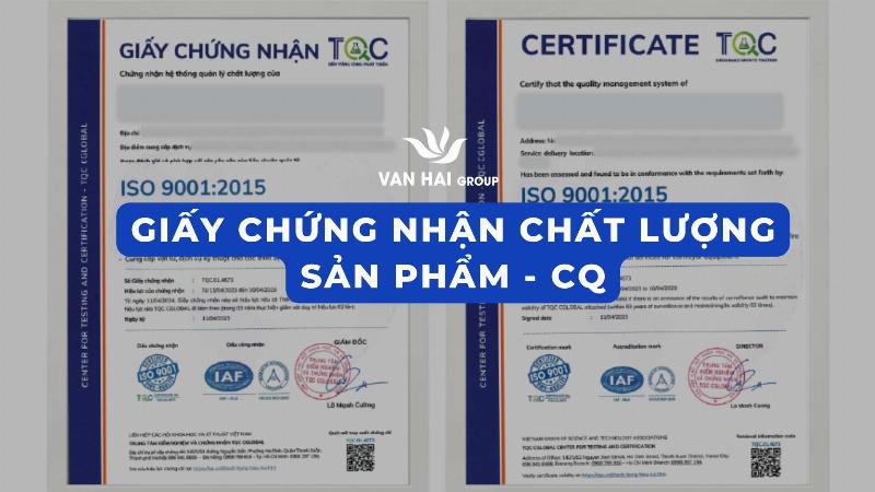 Quy trình xin cấp CO CQ