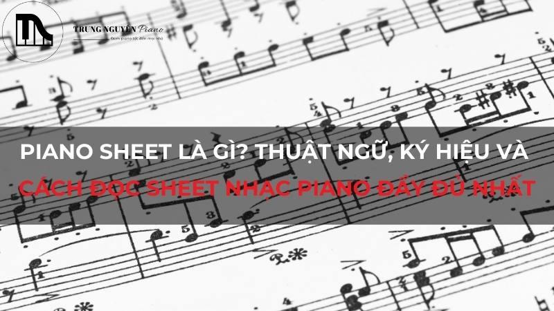 Một trang sheet nhạc piano của một bài dân ca Việt Nam, minh họa cấu trúc nốt nhạc và ký hiệu âm nhạc
