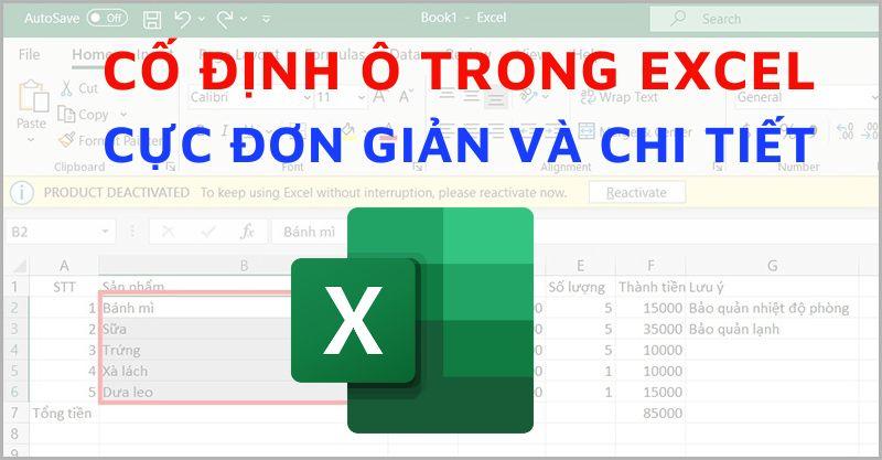 Hướng dẫn vị trí tab View và nút Freeze Panes trong giao diện Excel