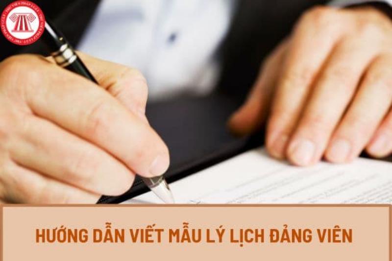 Tải Mẫu Lý Lịch Đảng Viên Mẫu 1 HSĐV Trực Tuyến