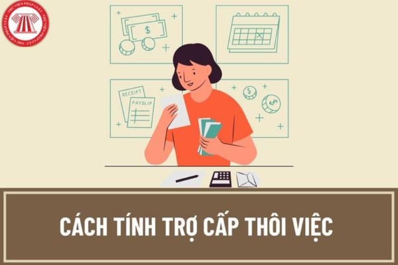 Minh họa cách xác định thời gian làm việc thực tế để tính trợ cấp thôi việc