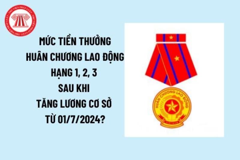 Tiền thưởng kèm theo Huân chương Lao động