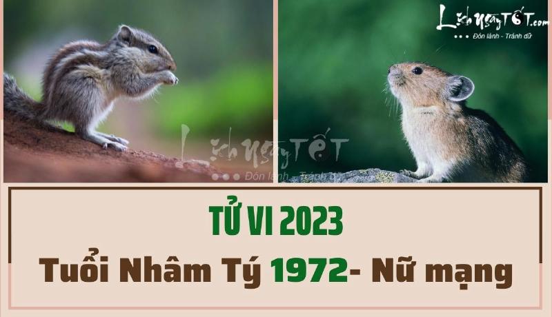 Tử vi tình duyên tuổi Nhâm Tý nữ mạng năm 2023