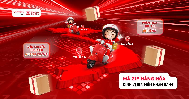 Bản đồ Việt Nam minh họa các khu vực địa lý được mã hóa bằng mã bưu chính, thể hiện sự phân bố và cấu trúc của hệ thống này.