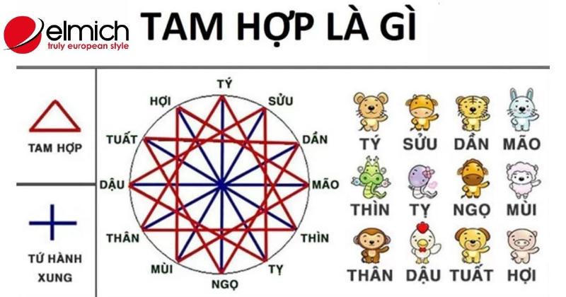 Chọn tuổi sinh con tam hợp