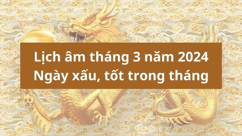 Lịch Âm Tháng 3 Cuộc Sống Hàng Ngày