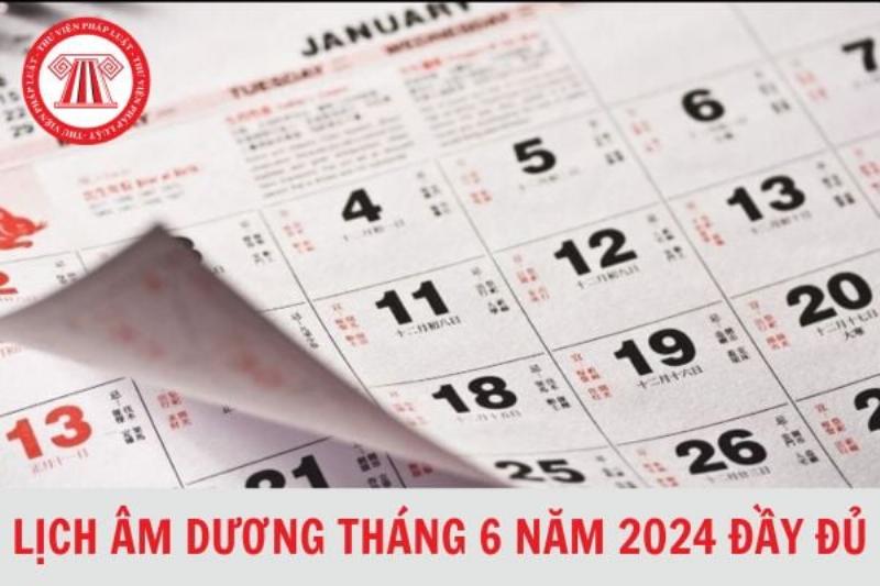 Lịch Âm Tháng 6 Năm 2022: Ngày Kỵ