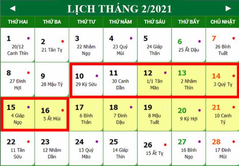 Lịch tháng 9 năm 2021 dương lịch