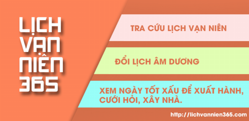 Lịch vạn niên 365 xem ngày tốt