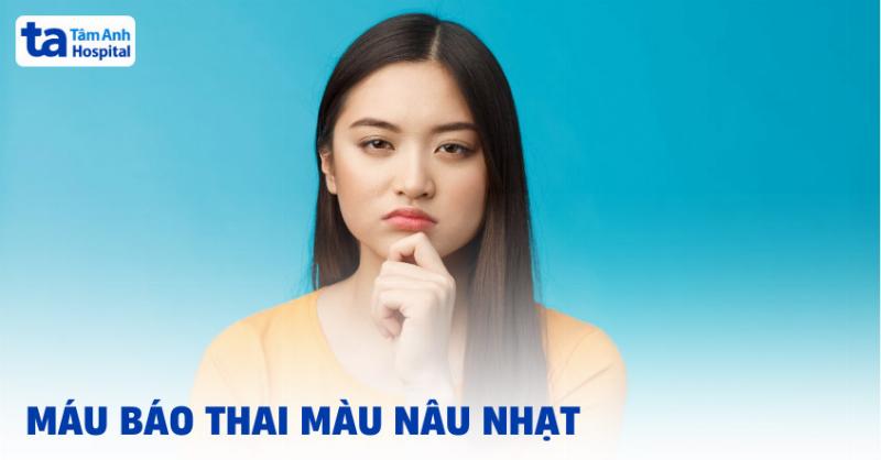 Máu nâu đậm khi sảy thai