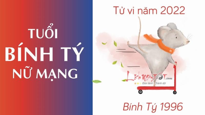 Tài lộc tử vi 1996 nữ mạng 2022