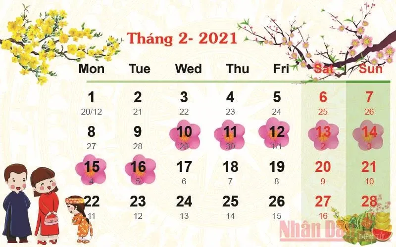 Tết Nguyên Đán Âm Lịch 2021