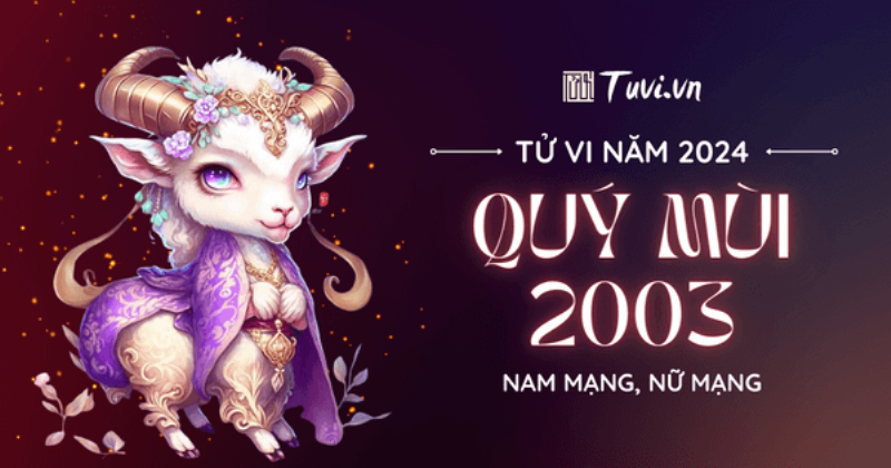 Tử vi Quý Mùi 2003 nữ mạng tài chính 2023